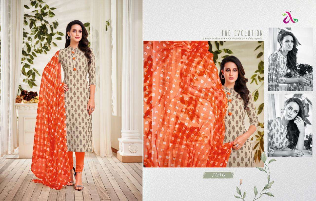 DAIRY MILK VOL-31 BY ANGROOP PLUS 7002 TO 7017 SERIES BEAUTIFUL STYLISH FANCY COLORFUL CASUAL WEAR & ETHNIC WEAR CHANDERI COTTON DRESSES AT WHOLESALE PRICE